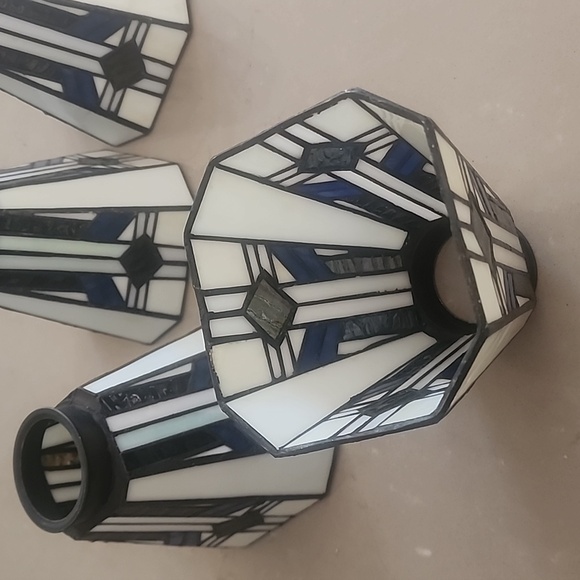 Tiffany style Ceiling fan or light stained glass covers-4 - Picture 3 of 5